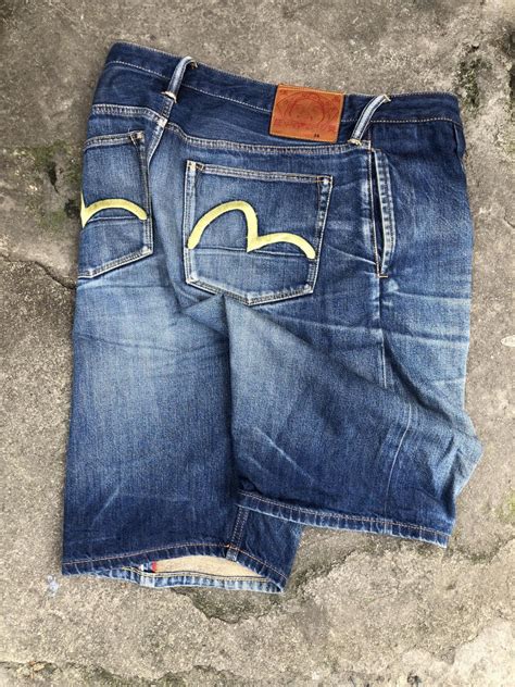 Evisu Jorts, Men's Fashion, Bottoms, Shorts on Carousell