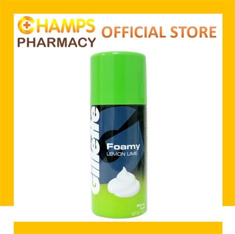 Gillette Foamy Lemon Lime Shaving Foam 175gm Lazada