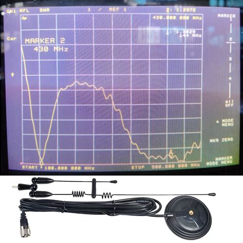 GetUSCart HYS Amateur Dual Band VHF UHF Magnet Base Antenna For 2m