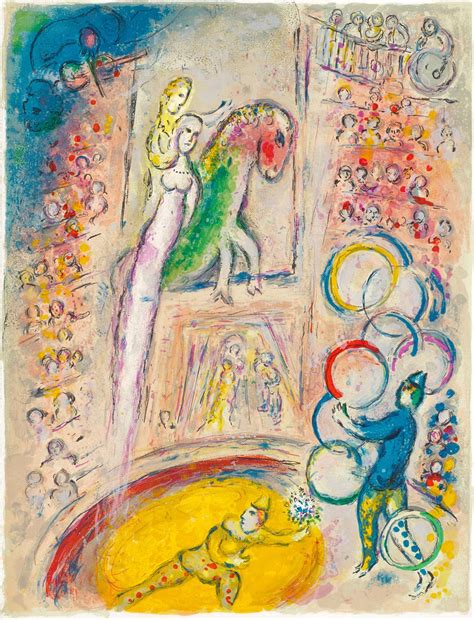 Marc Chagall Le Cirque One Plate M C Bks Mutualart