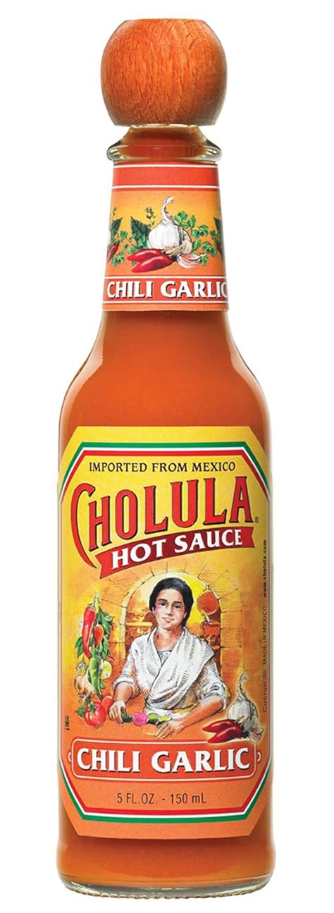 Amazon Cholula Chili Garlic Hot Sauce 150 Ml Pack Of 6 Grocery Gourmet Food
