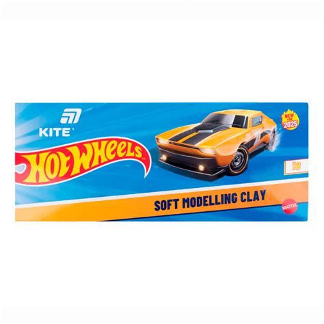 Восковой пластилин Kite Hot Wheels 18 цветов HW25 085