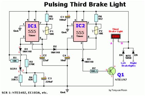 Draw A Simple Brake Light Circuit