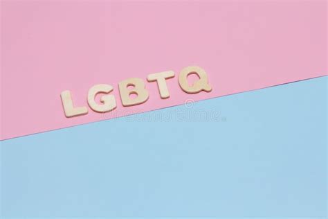 Letras De Madeira LGBT Abreviação De Lésbica Gay Bissexual E Transgênero Comunidade Moderna De