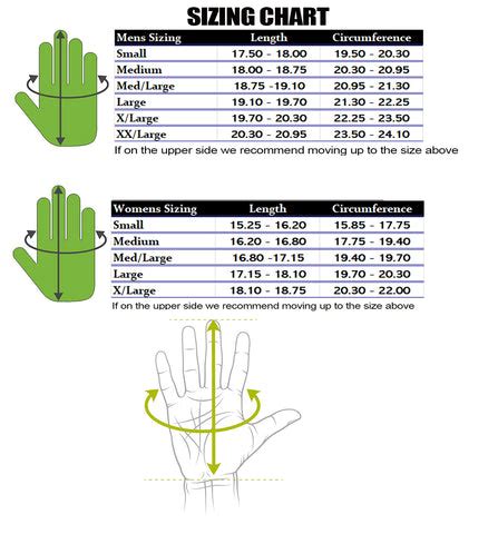 Bionic Gloves Sizing – Bionic Gloves Australia