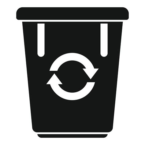 Recycle Eco Bag Icon Simple Vector Ocean Waste Vector Art At