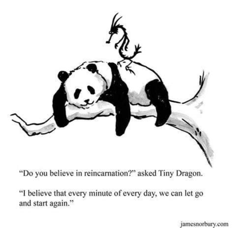 A Panda Laying On Top Of A Tree Next To A Quote That Reads Do You