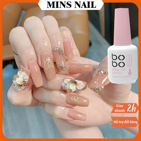 Mua Sơn gel thạch sơn thạch Bobo sơn móng tay màu nude hàn quốc giá rẻ nhất TecKi Vn