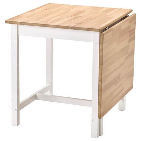 pinntorp klapptisch hellbraun lasiertweiss las  cm ikea