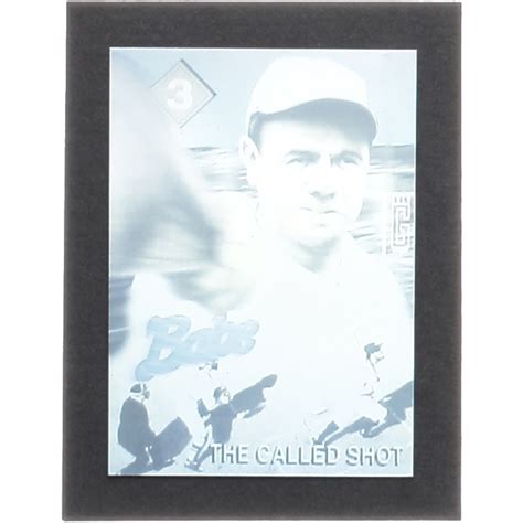 Babe Ruth Ruth Gold Entertainment The Called Shot Pristine