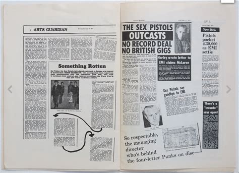 Sex Pistols Ultra Rare May 1977 Glitterbest Press Kit Issued With God Save The Queen Release