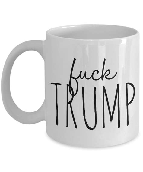 Anti Trump Mug Fuck Trump Mug Trump Sucks Trump Moron Coffee Cup Anti Republican Trump Sucks