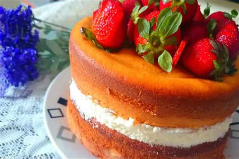 Como Fazer Naked Cake De Chocolate Branco E Morangos Uma Sobremesa Especial