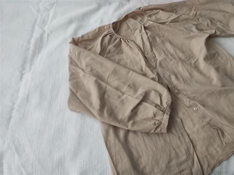 Puffy Nude Top Women S Fashion Tops Blouses On Carousell