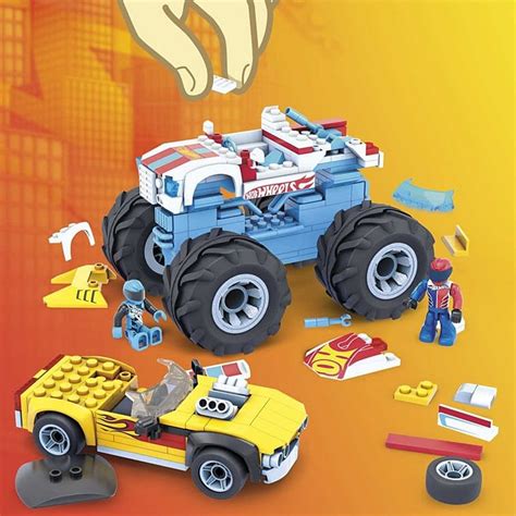 Mattel Reveals Mega Construx X Hot Wheels Monster Truck Sets
