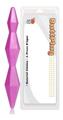 Tapón anal con forma de diamante cm doble punta color rosa de Adán y Eva MercadoLibre
