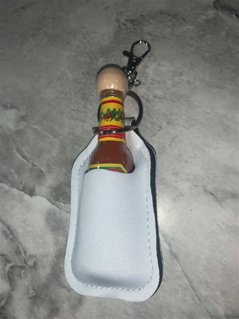 Mini Cholula Hot Sauce Keychain Mini Cholula Hot Sauce Hot Sauce Keychains Etsy