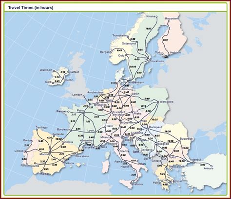 Eurail Train Map Pdf Map : Resume Examples