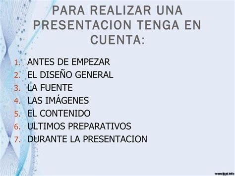 Como Hacer Un Presentaci N Exitosa Ppt