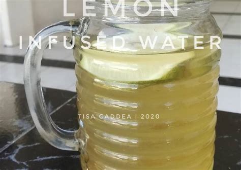 Resep Lemon Infused Water (Minuman Lemon Madu) oleh Tisa Caddea - Cookpad