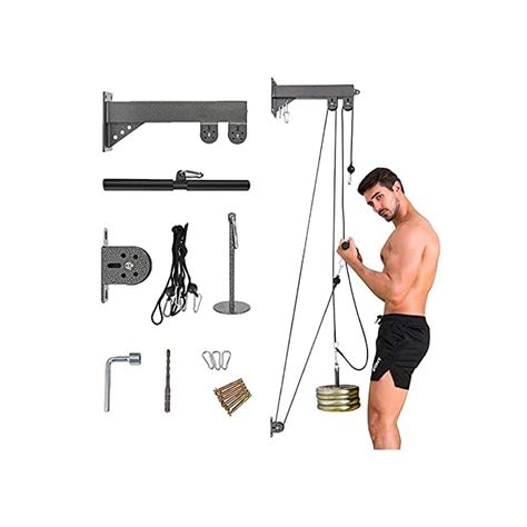 Buy S Smautop Fitness Lat And Lift Pulley System Upgraded Pulley Cable Machine With Loading Pin