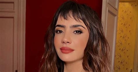 Como si no llevara nada puesto Celeste Cid lució un vestido nude con flores bordadas