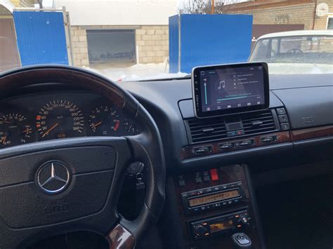 android магнитола — Mercedes-Benz S-Class (W140), 3,2 л, 1997 года ...