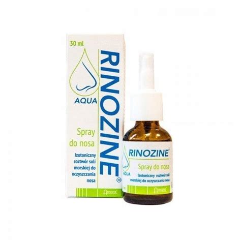 Rinozine Aqua Spray Do Nosa Ml Oficjalne Archiwum