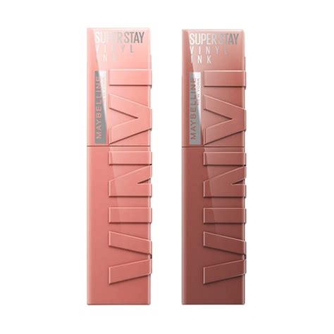 Maybelline Pack Labial Superstay Vinyl Ink Captivated Superstay Vinyl Ink Nude Punchy Alara
