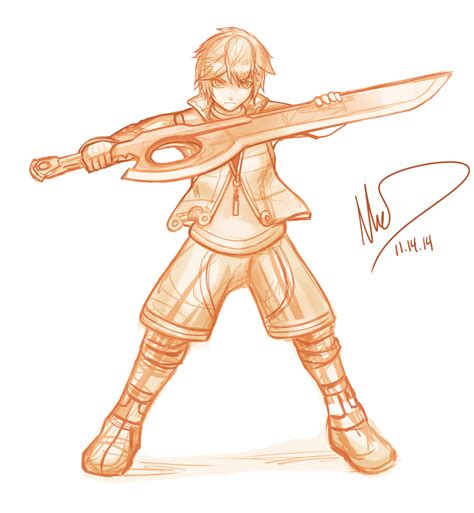 1114 Shulk By Hybridmink On Deviantart