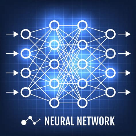 Neural Network Illustration Stock Vector - Illustration of clusters ...