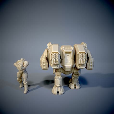 3d Printable War Walker By Mads Minis