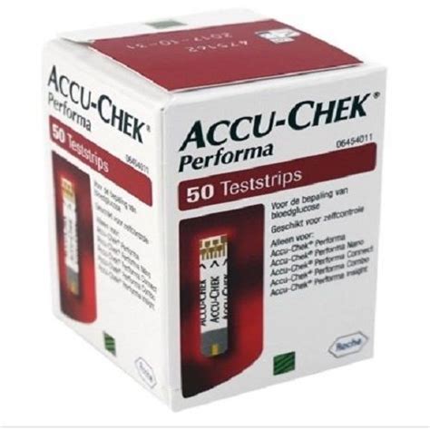 Accu Chek Performa Test Strips 100s Pack And Glucometers Light Source