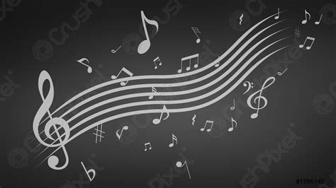 Black Abstract music background vector illustration - stock vector 1596142 | Crushpixel