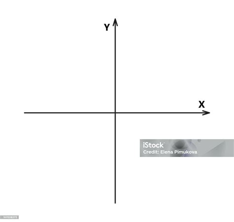 Vetores De Sistema De Coordenadas Cartesiano Em Branco Em Duas Dimensões Plano De Coordenadas