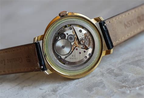 Vintage Mens Watch Vostok Gold Plated Case Made Etsy