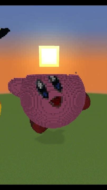 Kirby Statue Timelapse Build Pokemon Minecraft Gaming Gameplay