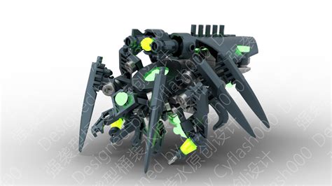Lego Moc Necrons Canoptek Spyder From Warhammer 40k By Cyflash000