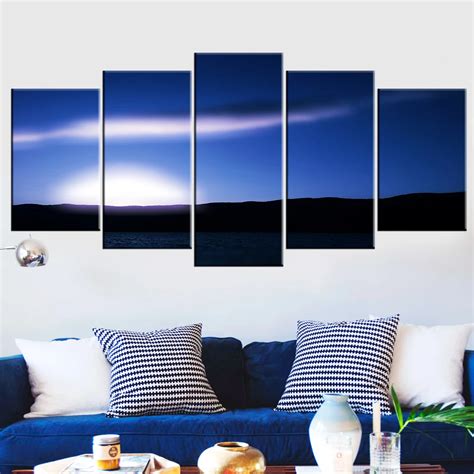 5 Piece Set Natural Landscape Canvas Wall Painting