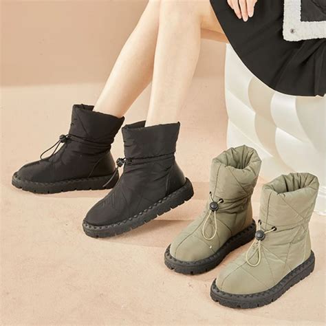 Женские ботинки, теплые зимние ботинки на меху, зимняя обувь, женская ...