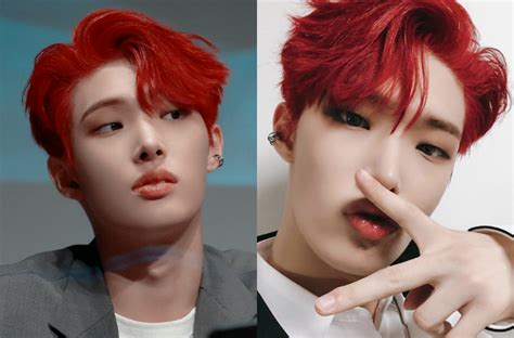 K Pop Male Idols Who Owned The Red Hair Look Allkpop