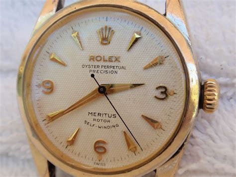 Fs Uncommon Rolex Meritus Honeycomb Dial Mvt Usd