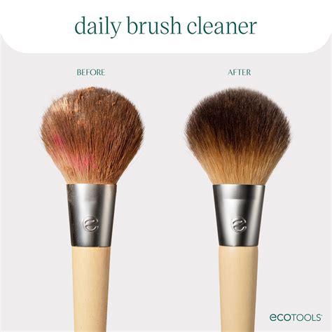 EcoTools Daily Brush Cleaner, Makeup Brush Cleanser Spray, Quick Dry ...