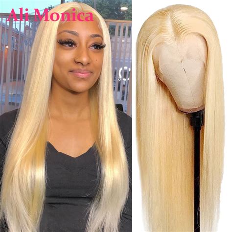 Honey Blonde 613 Bob Wig Human Hair Lace Front Wigs Brazilian Long 13x4