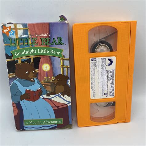 Little Bear Goodnight Little Bear Vhs Lot Of 3 1998 Nick Jr Little