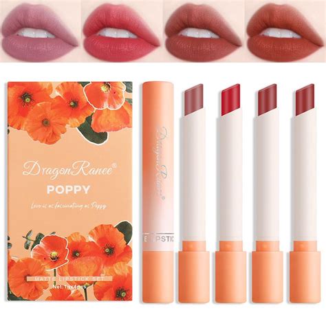 Amazon Colors Matte Cigarettes Lipstick Nude Velvet Lipstick Pack Set Tube Cigarette