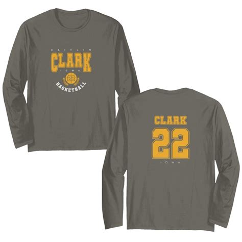 American Basketball Double Sided Long Sleeves Caitlin Clark Basketball
