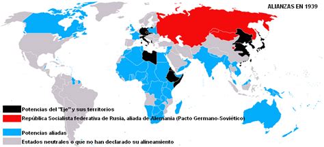 2ª Guerra Mundial Los Bandos Del Conflicto