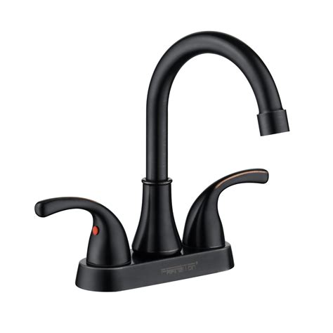 Kede 4 Inch Faucet 2 Handle Bathroom Sink Faucet Lead-Free Oil Rubbed