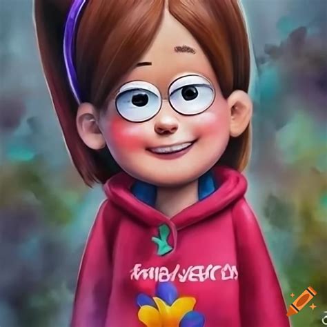 Portrait Of Asian Mabel Pines In High Resolution 8k Detail On Craiyon